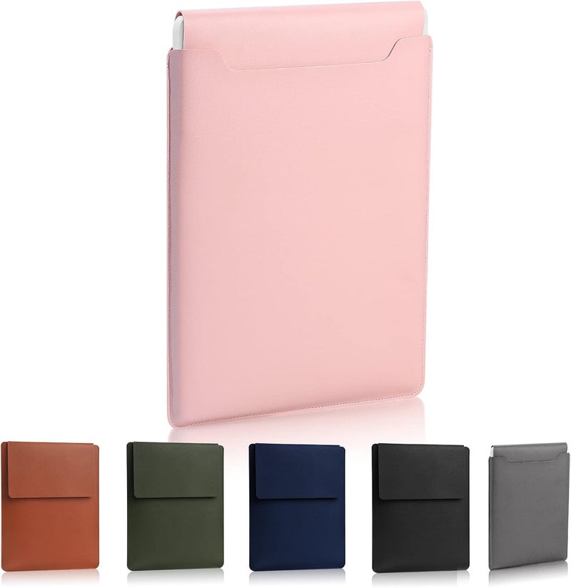 HexinYigjly 13.3-14" Laptop Sleeve, Padded Laptop Case, Thin Portable Case Bag - Compatible with 2022 Pro 14 inch/2015 Pro 13.3 inch/2015 Air 13.3 inch (Light Pink) - Image 1